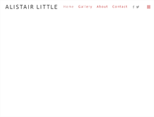 Tablet Screenshot of alistairlittle.com